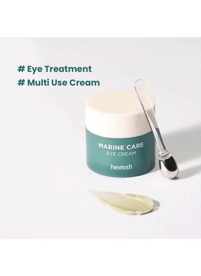 Heimish - [heimish] Marine Care Eye Cream 1.01fl.oz/30ml | Moisturizing Eye Cream for Dark Circles and Wrinkles | Plant Stem Cell, Lifting, Eye Concentrate, Soothe Irritated Skin, Energizes Dry Skin, Oil and Mo - Image 1
