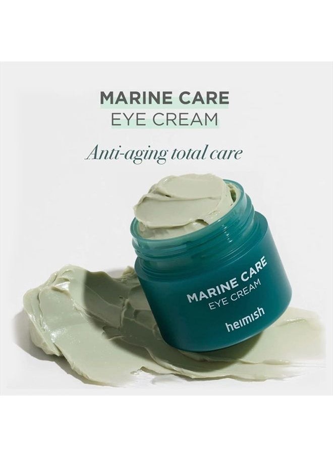 Heimish - [heimish] Marine Care Eye Cream 1.01fl.oz/30ml | Moisturizing Eye Cream for Dark Circles and Wrinkles | Plant Stem Cell, Lifting, Eye Concentrate, Soothe Irritated Skin, Energizes Dry Skin, Oil and Mo - Image 1