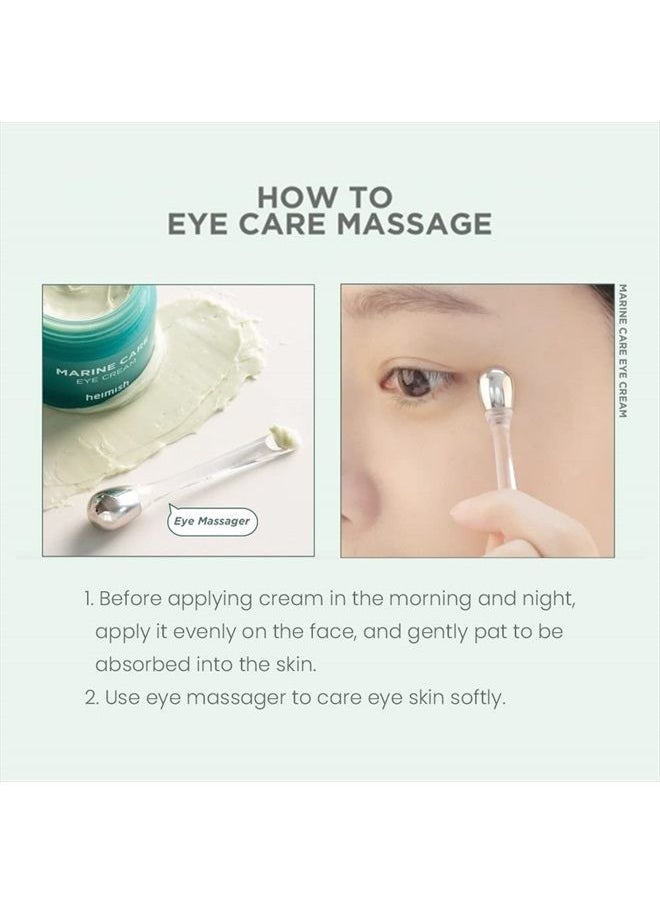 Heimish - [heimish] Marine Care Eye Cream 1.01fl.oz/30ml | Moisturizing Eye Cream for Dark Circles and Wrinkles | Plant Stem Cell, Lifting, Eye Concentrate, Soothe Irritated Skin, Energizes Dry Skin, Oil and Mo - Image 1
