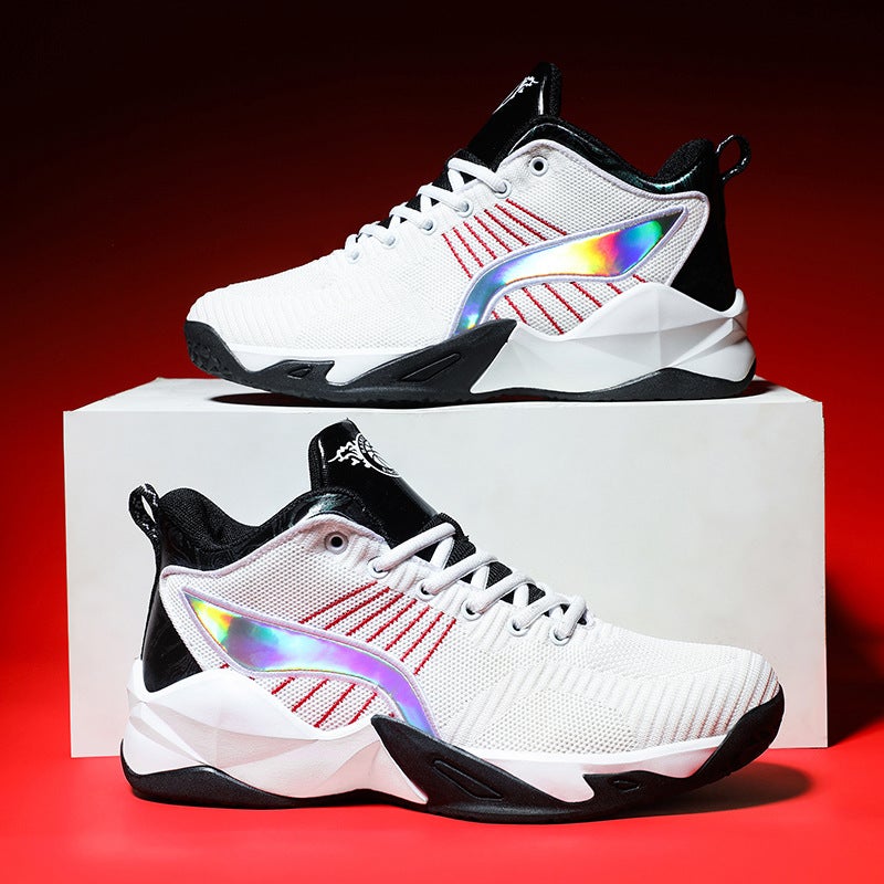 Basketball Shoes Men'S Youth Couple Sneaker Students Sports Competition Training Shoes Boys Fashion Trendy Shoes - Image 1