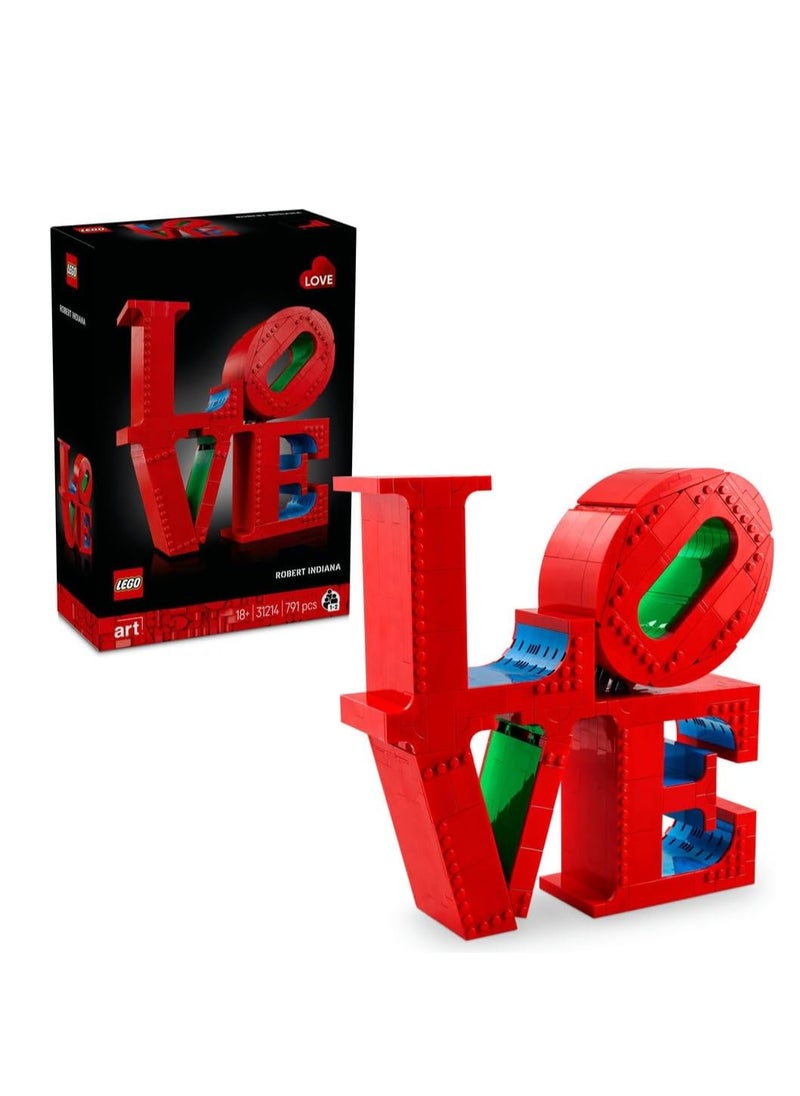 LEGO LEGO Love Building Set, Model Kit For Adults To Build, Great As A Home Office Decoration Piece Or Gift 31214  - Image 1
