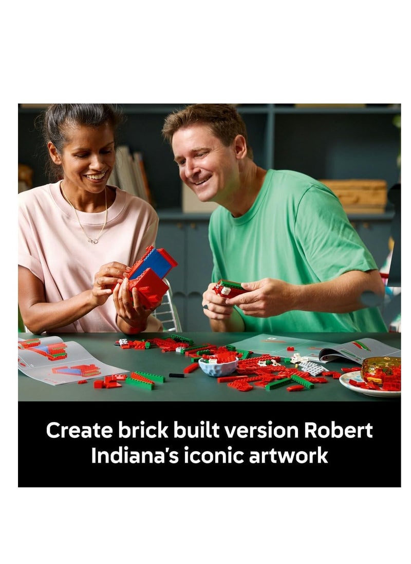 LEGO LEGO Love Building Set, Model Kit For Adults To Build, Great As A Home Office Decoration Piece Or Gift 31214  - Image 2