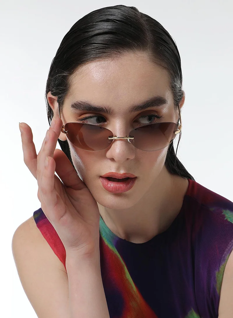 Haute Sauce The Minimal Oval Sunglasses