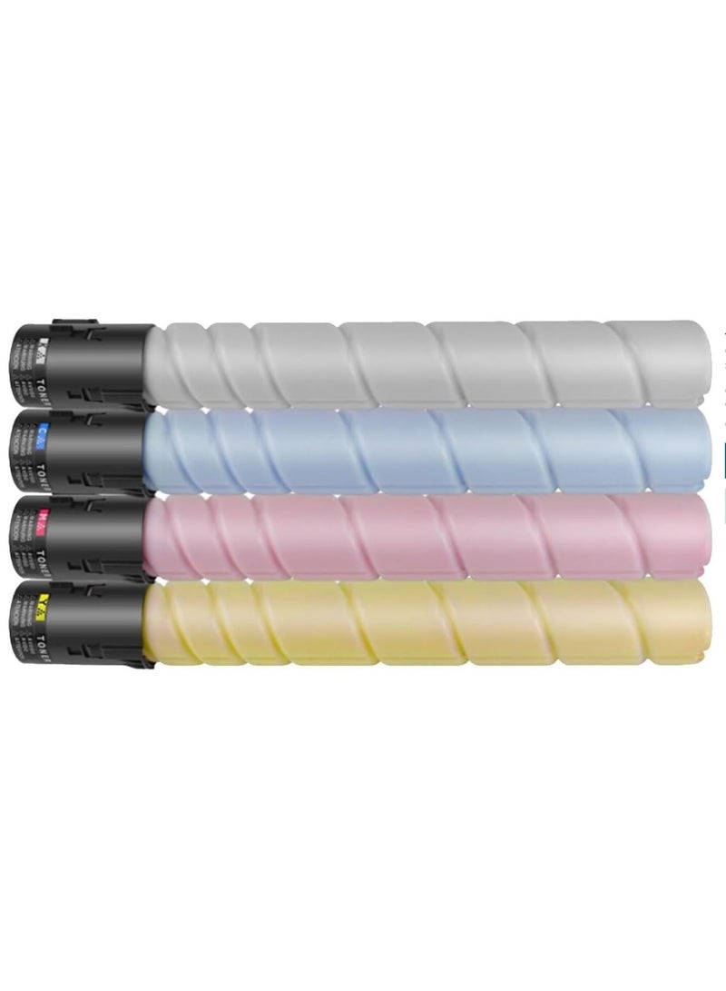 Reacon TN-216 Full Combo Set This Compatible toner cartridge is suitable for Printer Konica Minolta Bizhub C220 C280 C360 Printer (TN-216 Black, Cyan, Yellow, Magenta) - Image 1