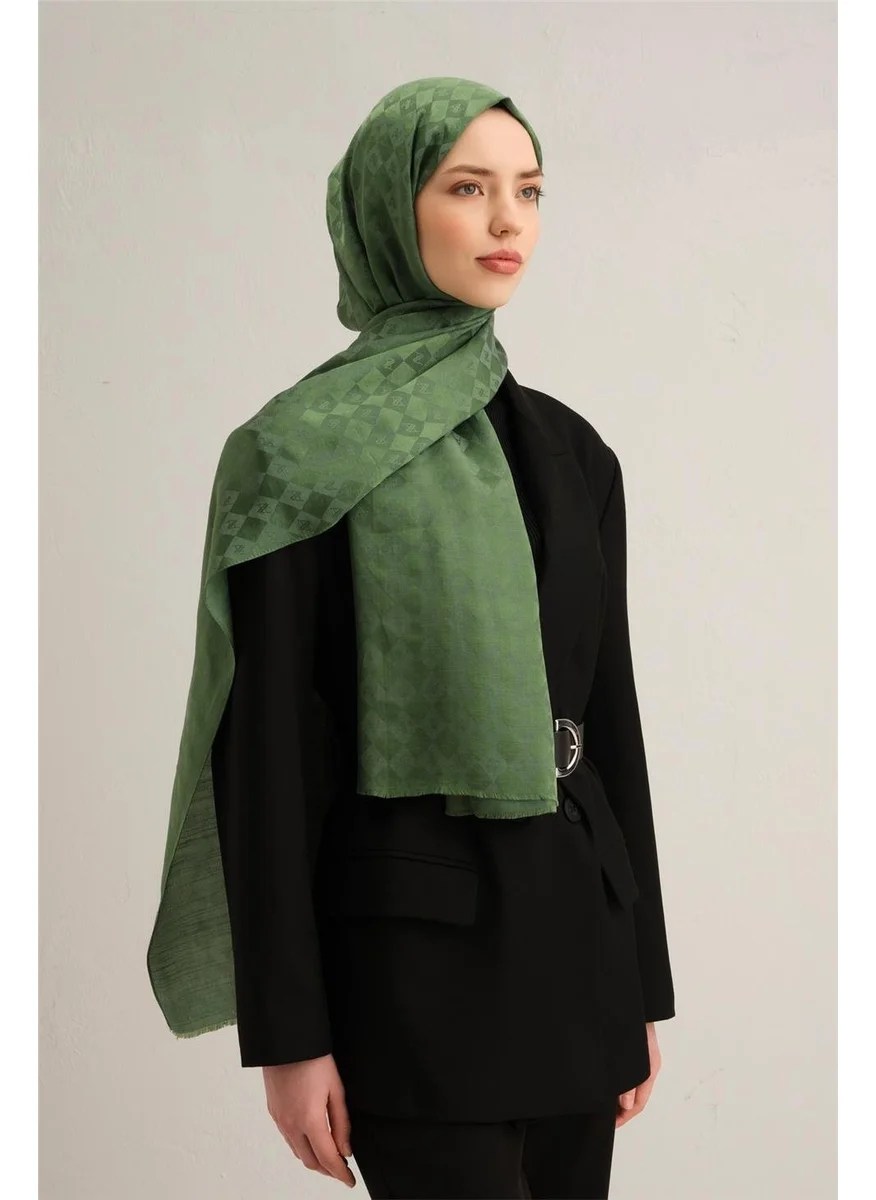 ARMINE Jacquard Silk Cotton Shawl 9917