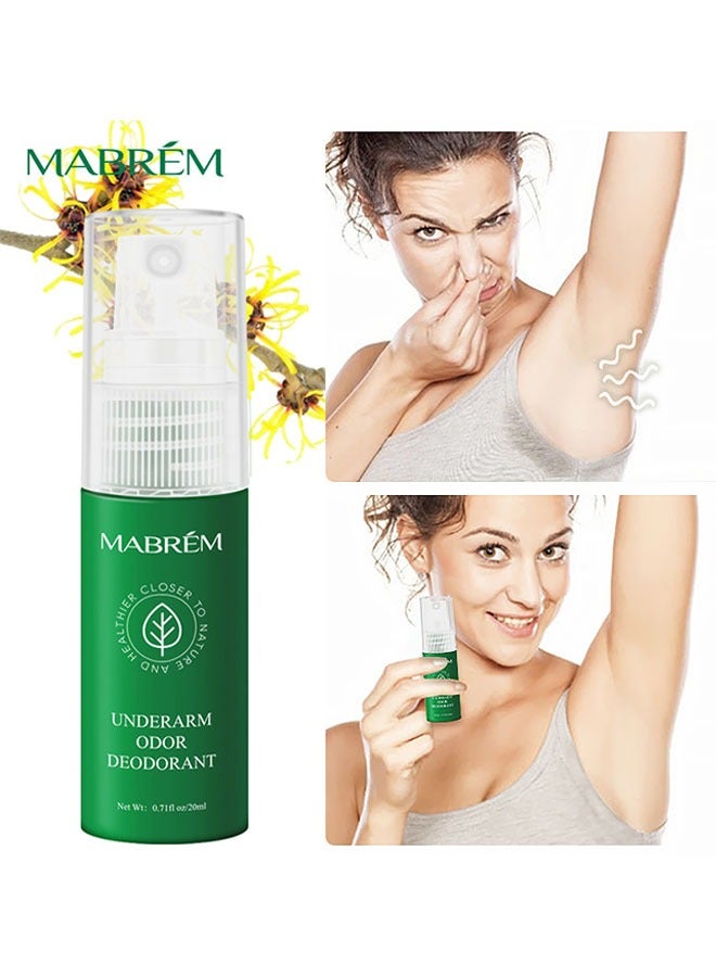 MABREM Underarm Odor Deodorant-Bromhidrosis Spray,Body Odor Spray Underarm Antiperspirant and Deodorant Mild Long Lasting Waterproof Sweatproof For Man Woman - Image 1