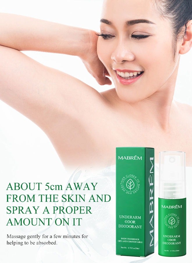 MABREM Underarm Odor Deodorant-Bromhidrosis Spray,Body Odor Spray Underarm Antiperspirant and Deodorant Mild Long Lasting Waterproof Sweatproof For Man Woman - Image 5