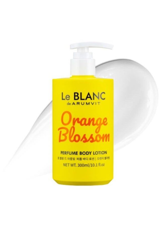 LE BLANC De Arumvit Orange Blossom Perfume Body Lotion Non Sticky Hydration Mild & Soothing Daily Moisturizer 300 ML - Image 2
