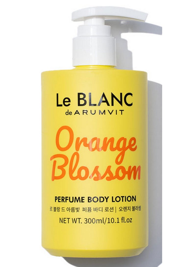 LE BLANC De Arumvit Orange Blossom Perfume Body Lotion Non Sticky Hydration Mild & Soothing Daily Moisturizer 300 ML - Image 1