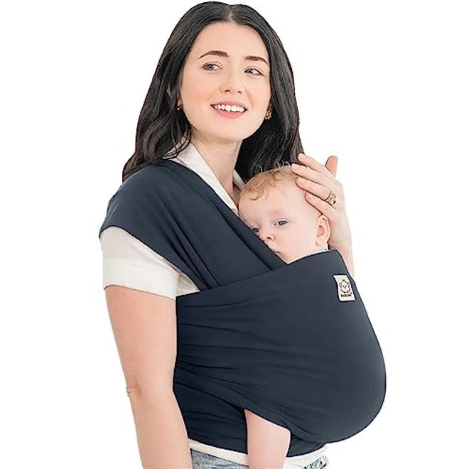 KeaBabies Baby Wrap Carrier – All-in-1 Original Baby Carrier, Forest, Newborn to Toddler Sling, Hands-Free Bonding, Breathable & Adjustable