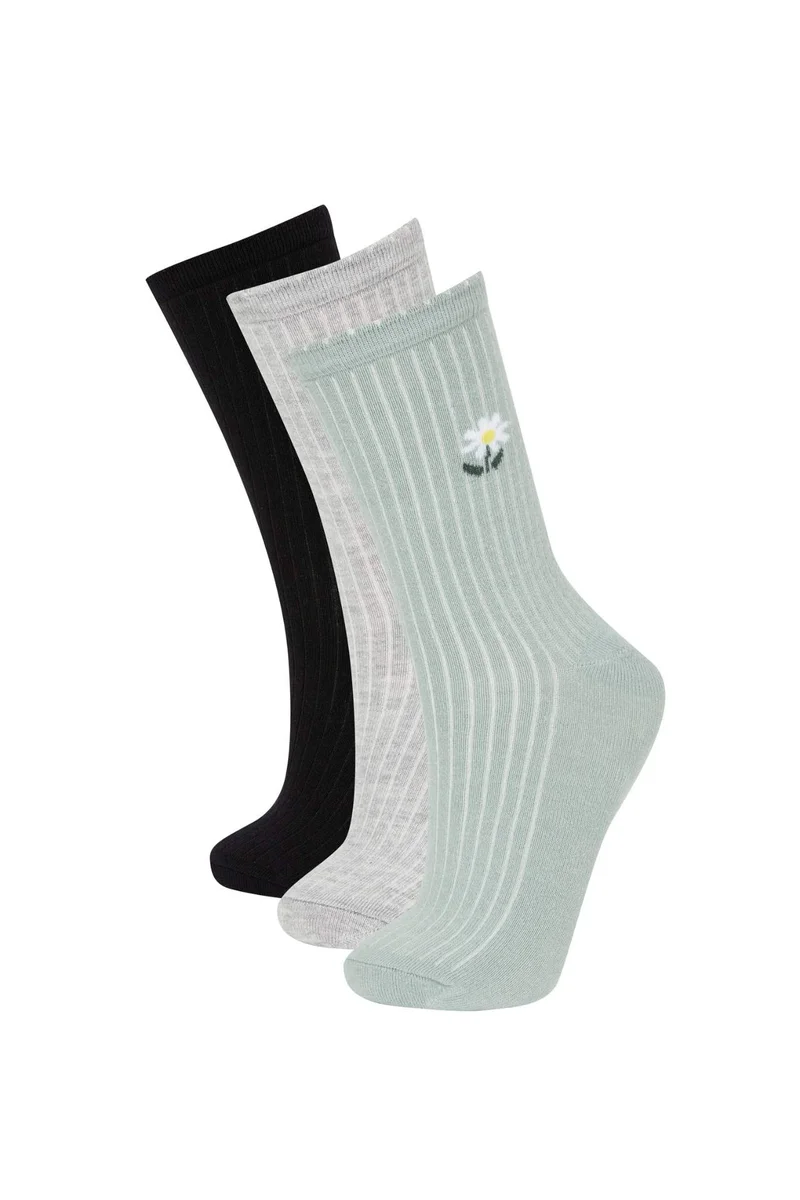 ديفاكتو Woman 3 piece Long Socks