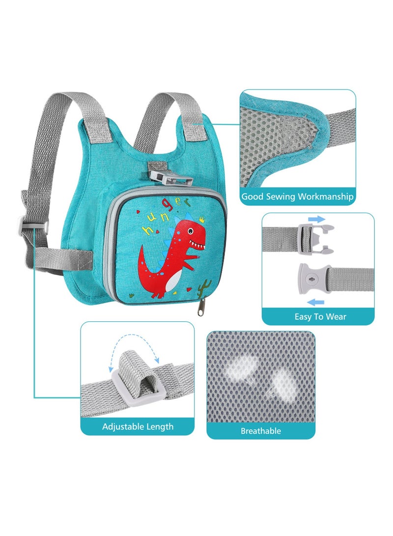 SYOSI Toddler Harness Leashes & Anti Lost Wrist Link, Anti-Lost Holder Bracelet Strap Tether, Walking Wristband Safety Backpack for Toddlers, for Kids Girls Outdoor Activity Keep Kid Close(Dinosaur)  - Image 3