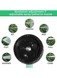 Generic 15-Meter Garden Hose Set with Thread Connectors and Sprayer - Lightweight and Durable, No-Kink with High-Performance Connectors, Lead-Free, Drinking Water Safe  - Image 2