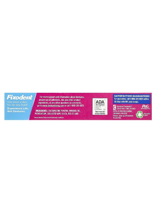 Fixodent, Denture Adhesive Cream, Original, 2.4 oz (68 g) (Packaging may vary) - Image 3