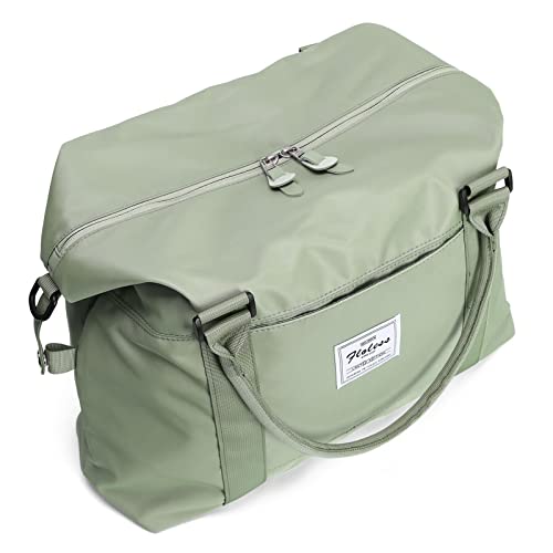 BJLFS Womens travel bags, weekender carry on for women, sports Gym Bag, workout duffel bag, overnight shoulder Bag fit 15.6 inch Laptop Large Light Green - Image 1