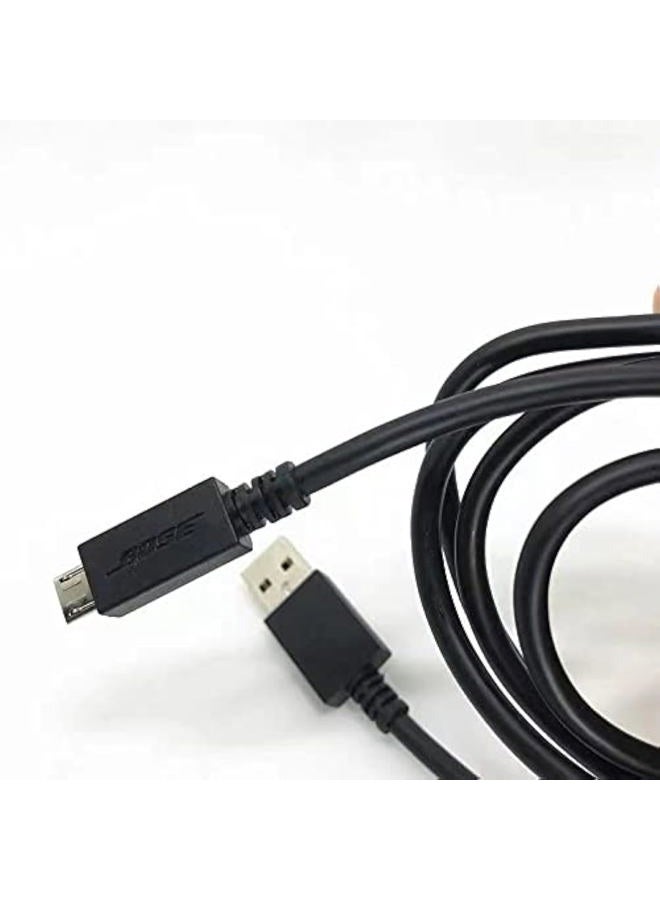 LZYDD USB to Micro Port Charging Cable for Bose SoundLink Mini Bluetooth Speaker II/Bose QuietComfort 35 QC30 / SoundLink Revolve (Black) - Image 1