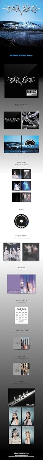 ألبوم aespa سافاج المصغر الأول نسخة SYNK DIVE ملصق - Image 2