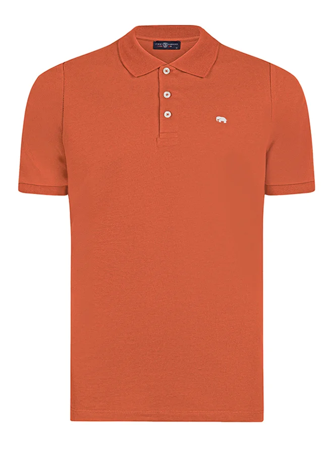 JIMMY SANDERS Pique Regular Fit Polo Shirt Short Sleeve