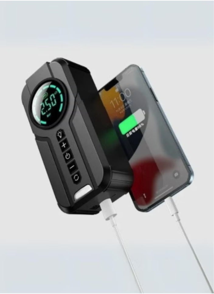 بطارية متنقلة اشتراك ومشغل للسيارة بقوة 6000mAh مع منفاخ هواء مدمج