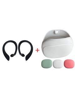 For Airpods3 Headset Anti-lost Rope Silicone Magnetic Anti-lost Lanyard Apple Pro2 Bluetooth Headset Anti-lost Rope-Color:[Anti-lost Ear Hooks] + [Magnetic Headphone Storage Bag Combination] Remark Color-Model:Bare Metal Without Packaging