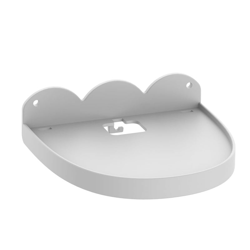 White Wall Mount Speaker Shelf Multi Functional Audio Rack Stand - Image 2