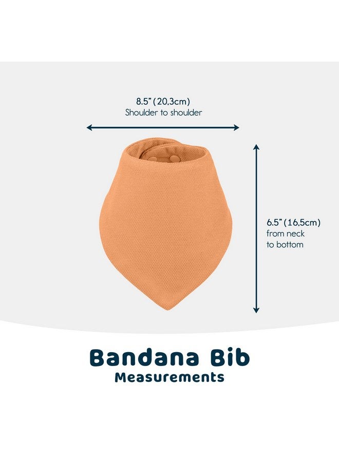 تايني توينكل طقم مكون من 10 قطع من المرايل ذات وشاح باندانا من Tiny Twinkle - مرايل أطفال مقاومة للماء وذات قدرة على الامتصاص من لعاب الأطفال وظهور علامات التسنين (طقم مكون من 10 قطع للبنات) - Image 4