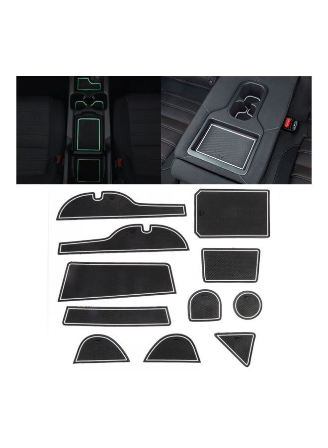 NIBEMINENT 11-Piece Anti-Slip Interior Door Pad Set For Toyota RAV4 (2013-2015) - Image 2