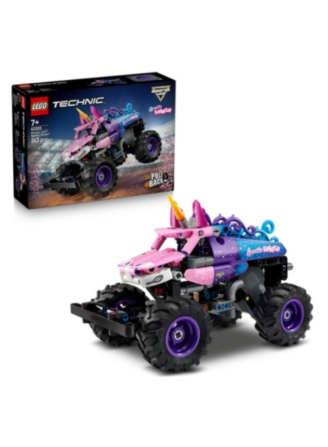 LEGO Technic Monster Jam Sparkle Smash Pull-Back Building Set - Image 1