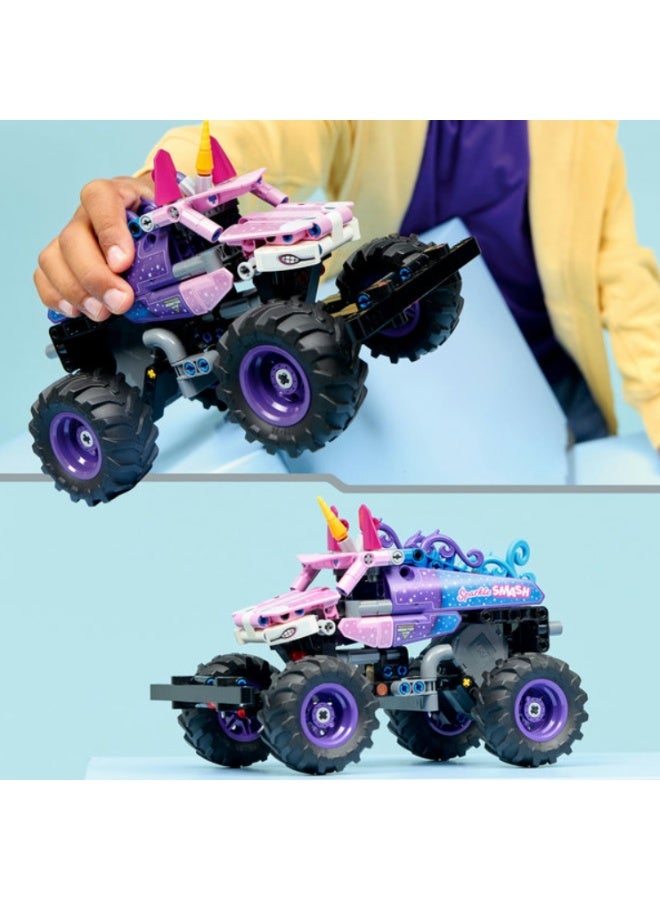 LEGO Technic Monster Jam Sparkle Smash Pull-Back Building Set - Image 5