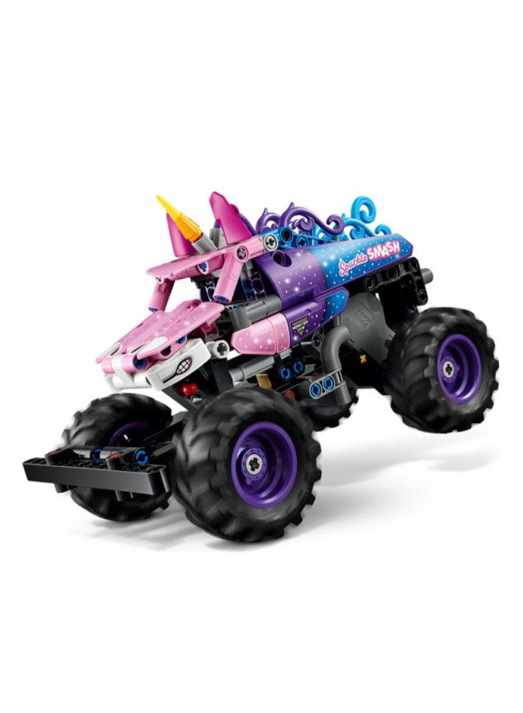 LEGO Technic Monster Jam Sparkle Smash Pull-Back Building Set - Image 3