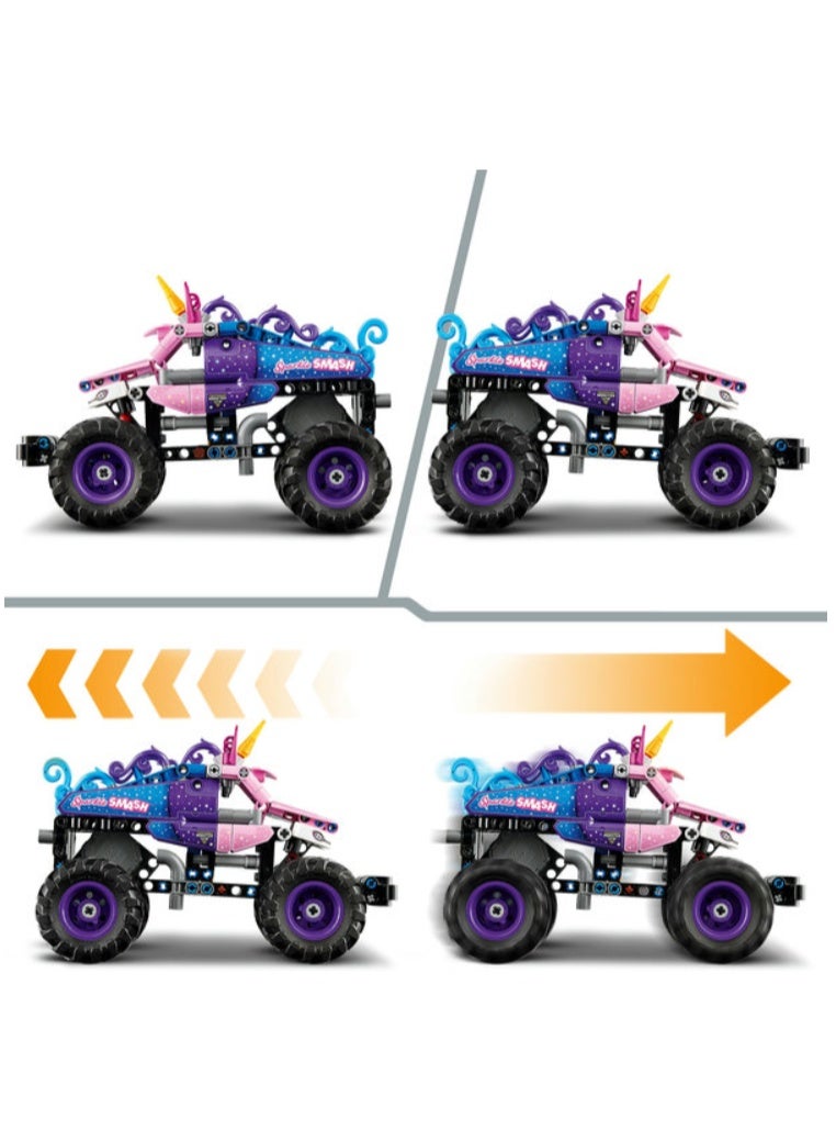 LEGO Technic Monster Jam Sparkle Smash Pull-Back Building Set - Image 4