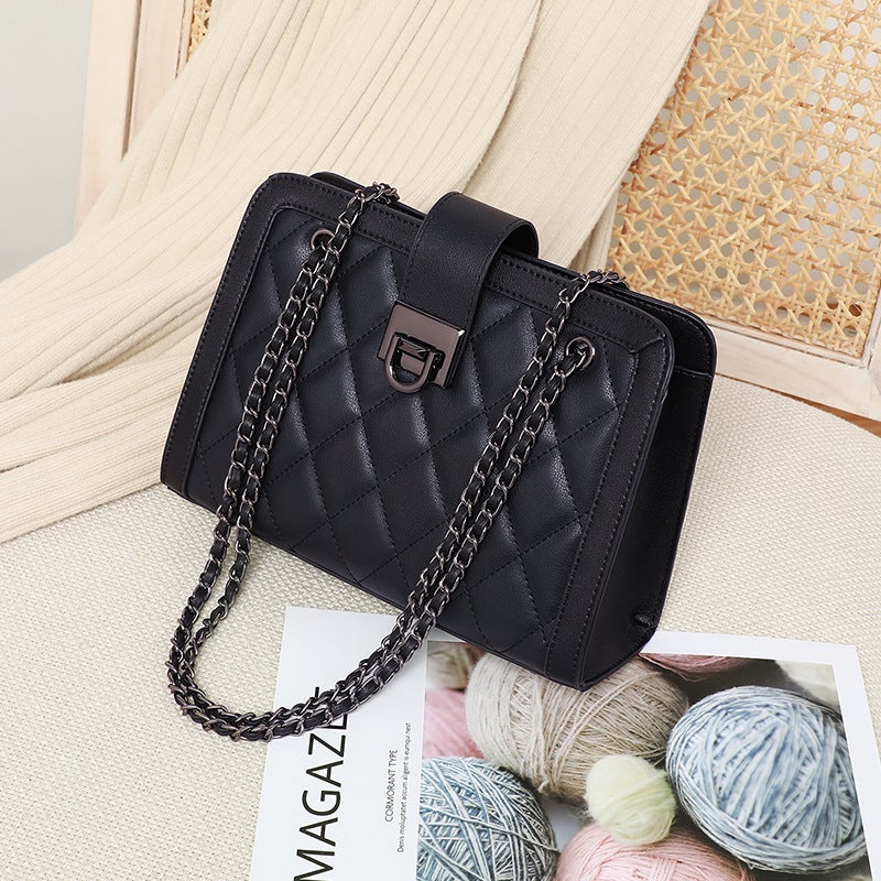 Genuine Leather Crossbody Bag – Small Square Underarm Bag for Women - Image 5