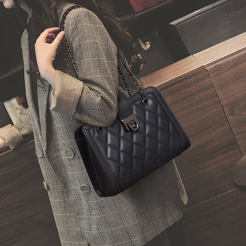 Genuine Leather Crossbody Bag – Small Square Underarm Bag for Women - Image 3