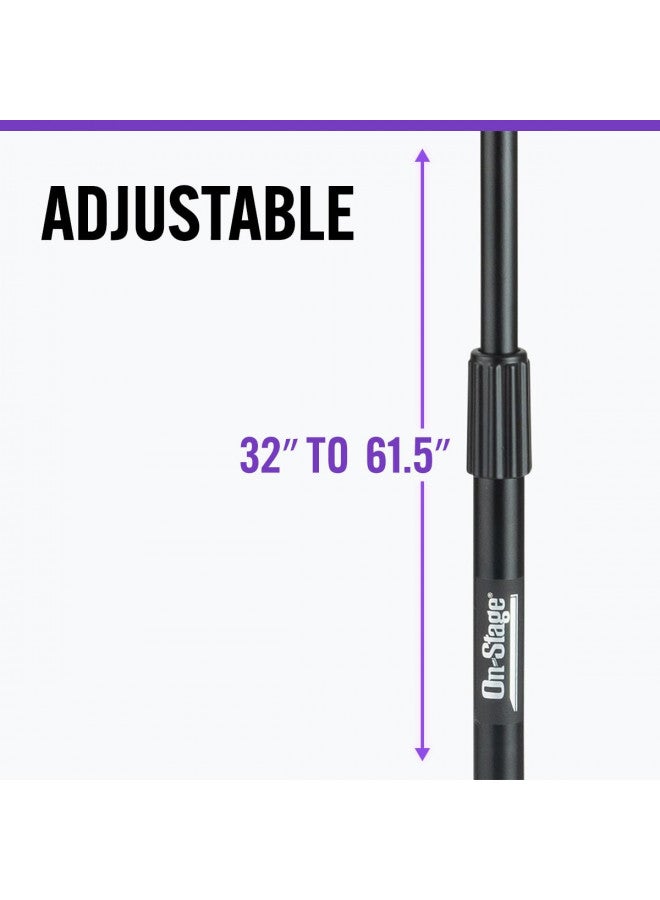OnStage On-Stage MS7701B Tripod Microphone Boom Stand - Image 3