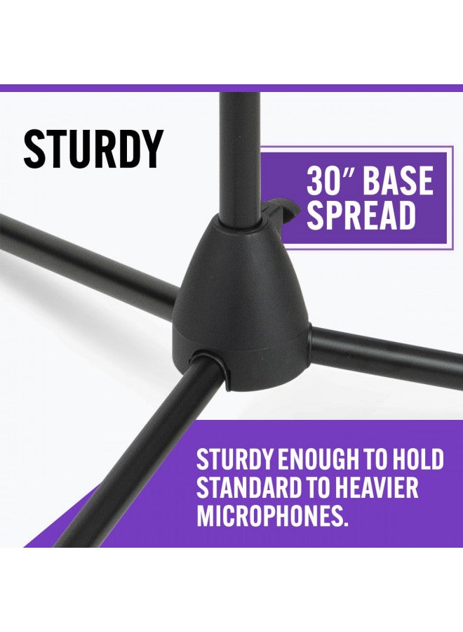 OnStage On-Stage MS7701B Tripod Microphone Boom Stand - Image 2