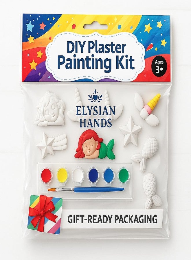 ELYSIAN HANDS Craft Set for Kids Painting kit (Mermaid_Craft_Set) - Image 4