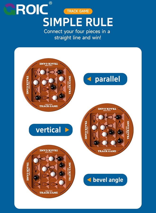 GROIC Rotating Track Chess Board Game, Logic Educations Strategy Board Game for Kids Age 3 and up, Excellent Educational Board Game, Sturdy Game Board Best Board Game for the Family - Image 4