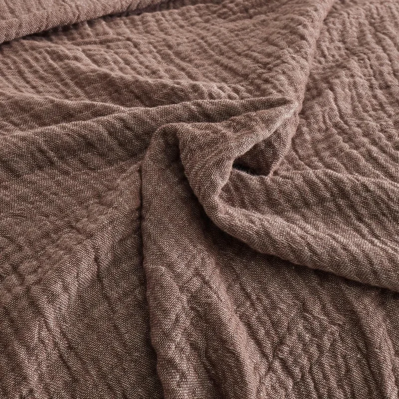 سولي | Tissou | Single 100% Cotton Muslin Pique Bedspread