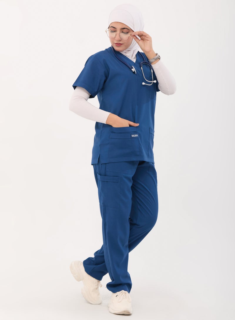 sezer Women's Scrub Caesar Color - Soft petroleum cotton for your brilliance and comfort every work day! - Image 1