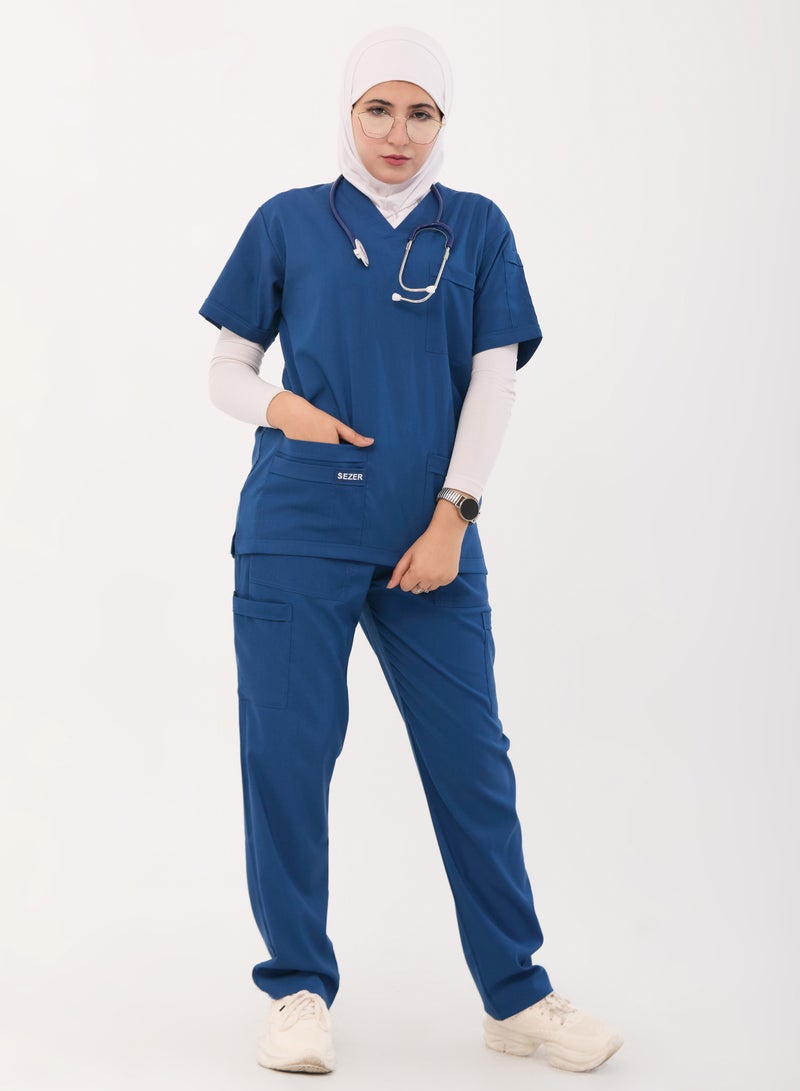 sezer Women's Scrub Caesar Color - Soft petroleum cotton for your brilliance and comfort every work day! - Image 2