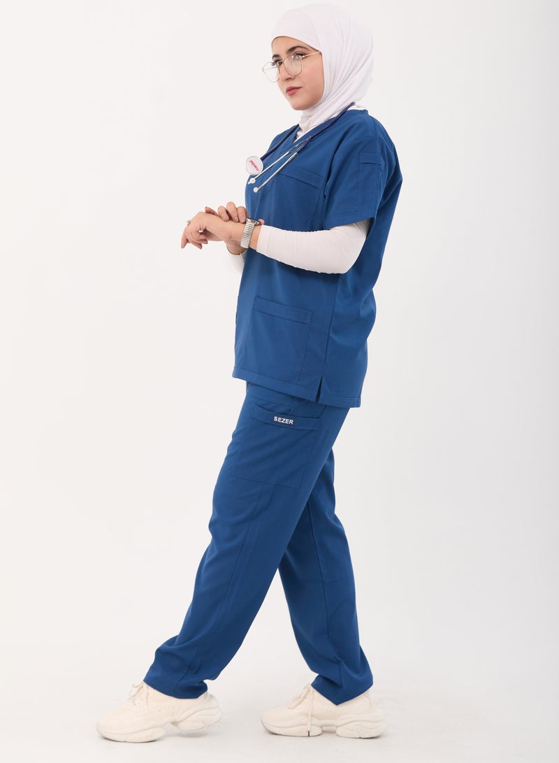 sezer Women's Scrub Caesar Color - Soft petroleum cotton for your brilliance and comfort every work day! - Image 4