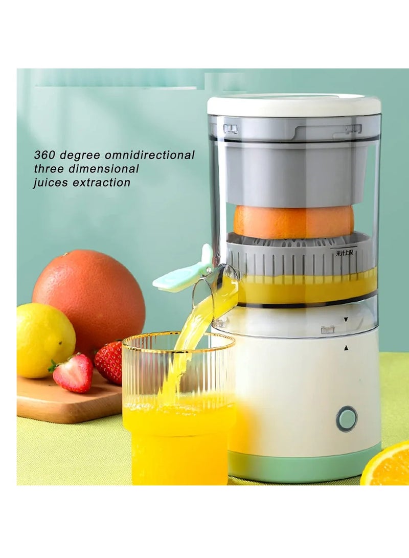 Citrus Juicer, Electric Orange Squeezer with Powerful Motor and USB Charging Cable, Juicer Extractor, Lime Juicer, Suitable for Orange, Citrus, Apple, Grapefruit and Pear  - Image 4