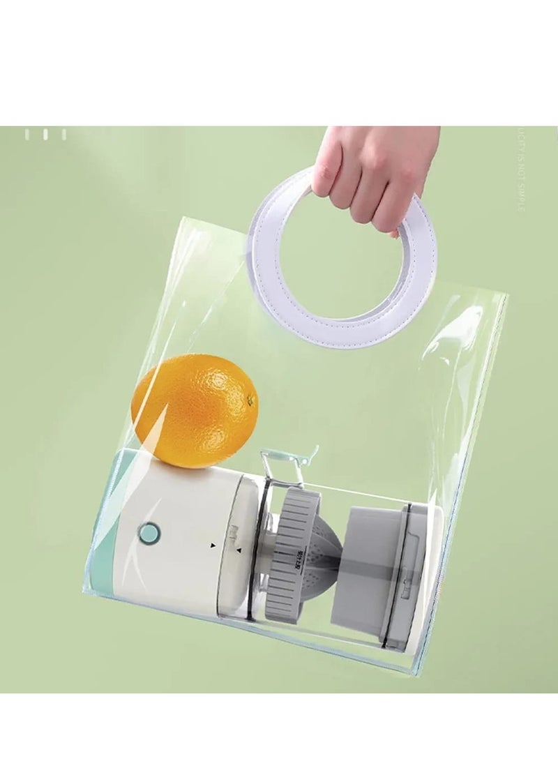 Citrus Juicer, Electric Orange Squeezer with Powerful Motor and USB Charging Cable, Juicer Extractor, Lime Juicer, Suitable for Orange, Citrus, Apple, Grapefruit and Pear  - Image 2