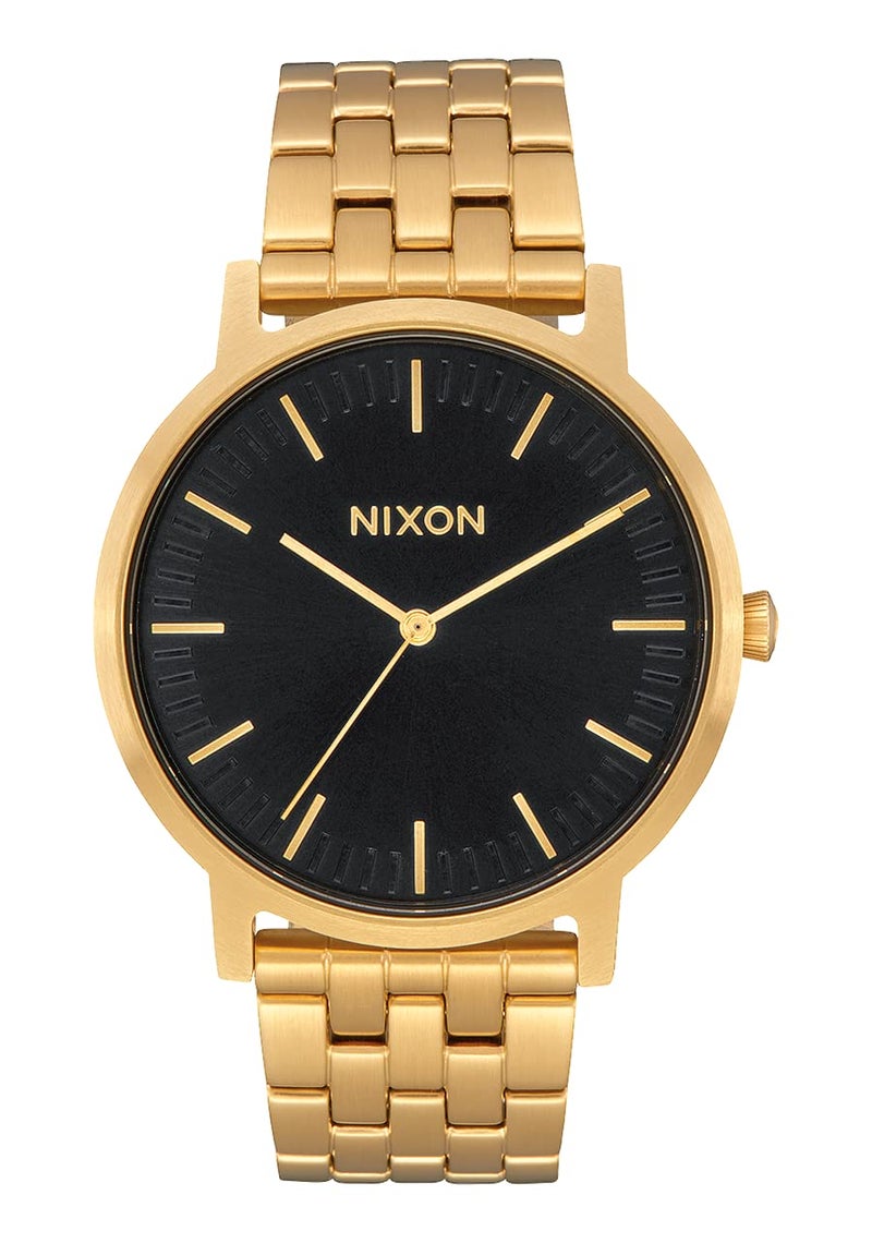 NIXON Men's A10572042-00 Porter Analog Display Japanese Quartz Gold Watch - Image 1