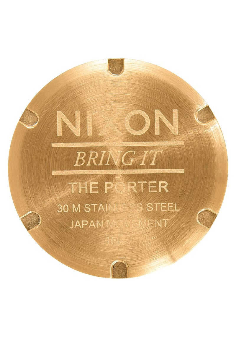 NIXON Men's A10572042-00 Porter Analog Display Japanese Quartz Gold Watch - Image 5
