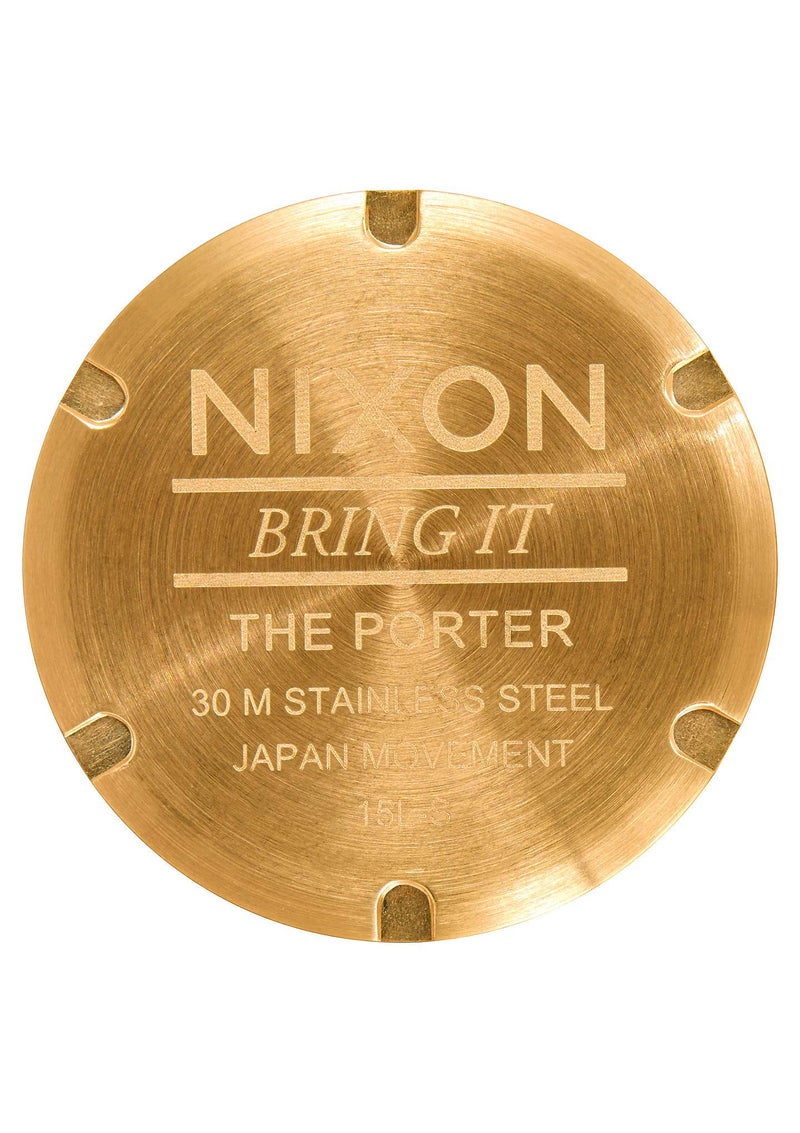 NIXON Men's A10572042-00 Porter Analog Display Japanese Quartz Gold Watch - Image 4