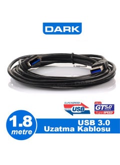 USB 3.0 1.8m Extension Cable USB3.0 A Type ( DK-CB-USB3EXTL180)