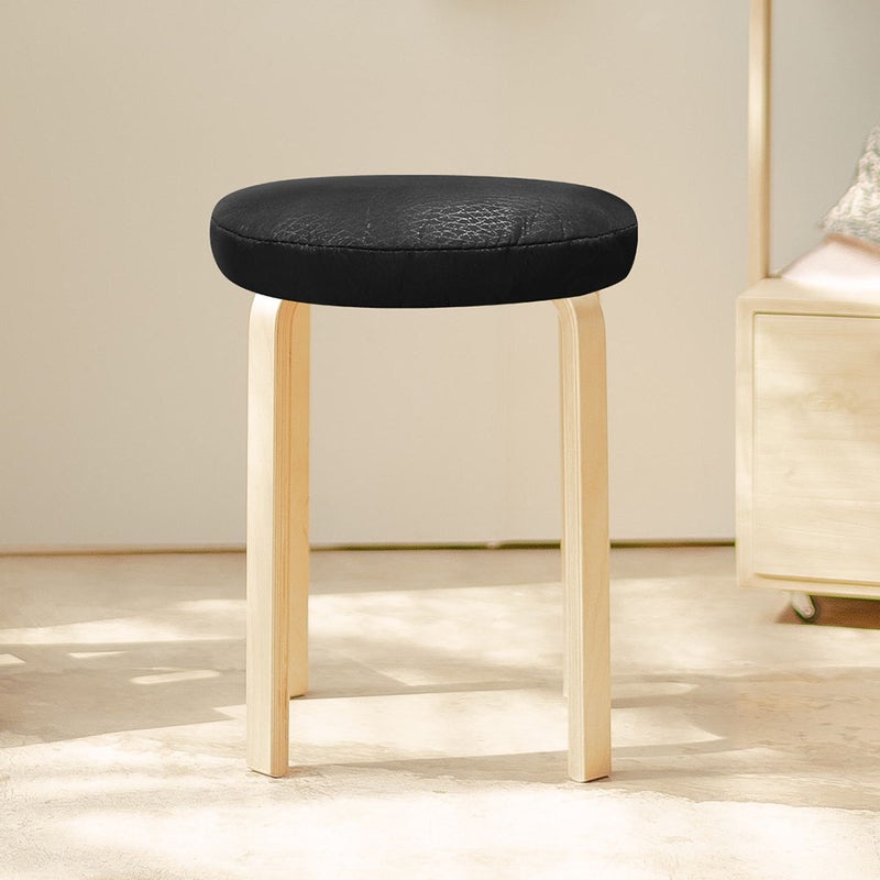 6 Pcs Elastic Chair Cases Stool Protective Covers Home Round Stool Cases - Image 2