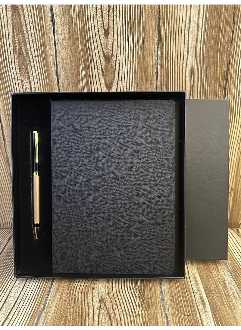 MYK Hediye ve Sanat Atölyesi MYK Gift and Art Workshop Unlimited Planner Square Agenda Pen Luxury Gift Set  - Image 1