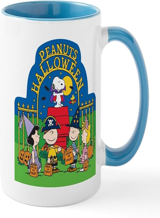 CafePress The Peanuts Gang Halloween Mugs 11 oz (325 ml) Ceramic Coffee Mug